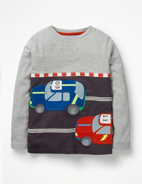 Novelty Toy T-Shirt - Grey Marl Race Track Novelty Toy T-Shirt - Grey Marl Race Track