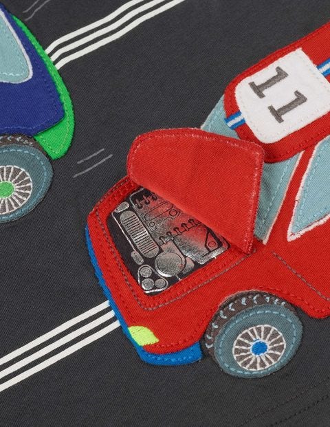 Novelty Toy T-Shirt - Grey Marl Race Track Novelty Toy T-Shirt - Grey Marl Race Track