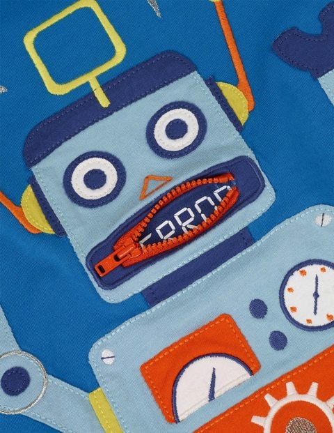 Novelty Toy T-Shirt - Daphne Blue Robot Novelty Toy T-Shirt - Daphne Blue Robot