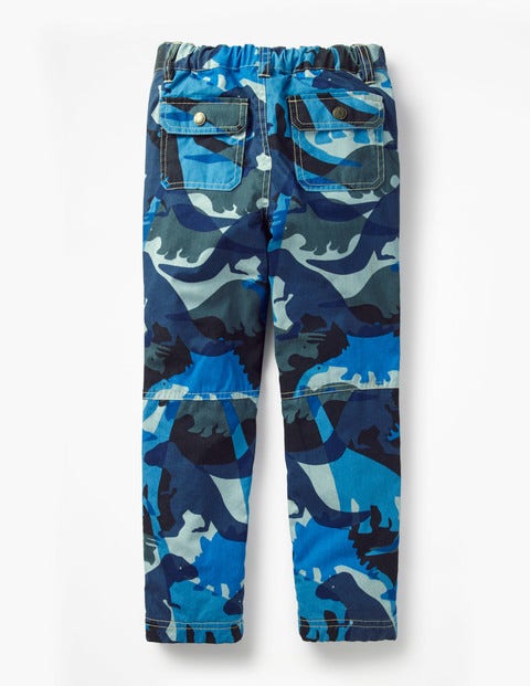 Lined Skate Pants - Daphne Blue Camosaurus Lined Skate Pants - Daphne Blue Camosaurus