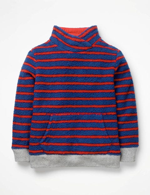Cosy Teddy Popover - Orion Blue/Post Box Red Cosy Teddy Popover - Orion Blue/Post Box Red