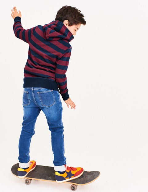 Stripy Hoodie - School Navy/Grenadine Red Stripy Hoodie - School Navy/Grenadine Red