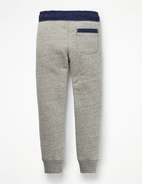 Shaggy-Lined Joggers - Grey Marl Jaspe Shaggy-Lined Joggers - Grey Marl Jaspe