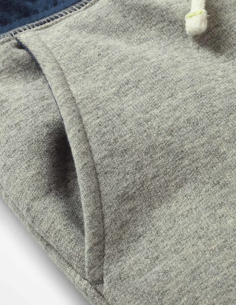 Shaggy-Lined Joggers - Grey Marl Jaspe Shaggy-Lined Joggers - Grey Marl Jaspe