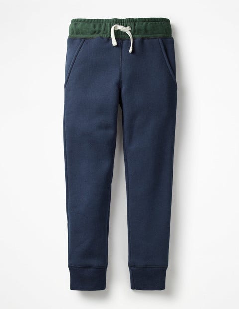 Shaggy-Lined Joggers - School Navy Shaggy-Lined Joggers - School Navy