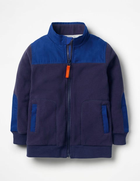 Fleece Zip-Through - Ultramarine Blue Fleece Zip-Through - Ultramarine Blue