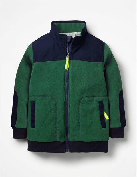 Fleece Zip-Through - Scots Pine Green Fleece Zip-Through - Scots Pine Green