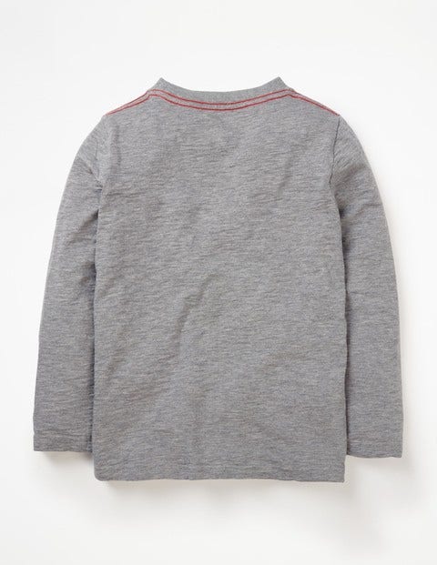 Printed Festive T-Shirt - Grey Marl Bah Humbug Printed Festive T-Shirt - Grey Marl Bah Humbug