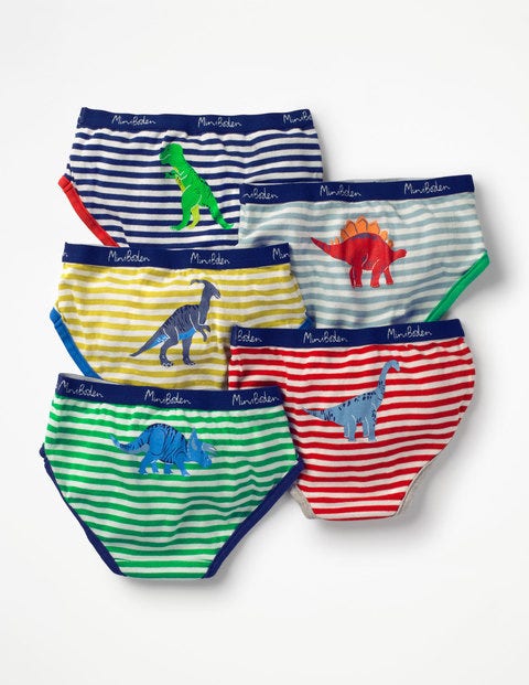 5 Pack Underwear - Toy Dinosaurs 5 Pack Underwear - Toy Dinosaurs