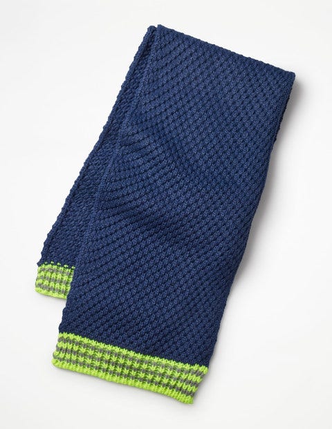 Textured Scarf - Starboard Blue Textured Scarf - Starboard Blue