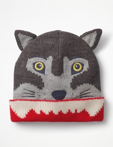 Wolf Hat - Grey Marl Wolf Hat - Grey Marl