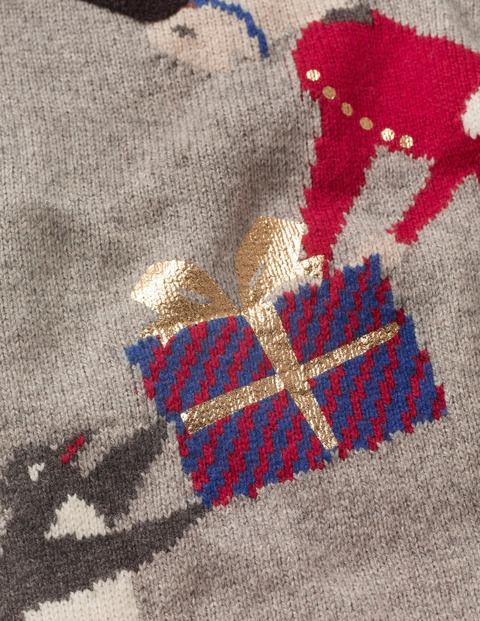 Festive Crew Sweater - Grey Marl Soldier Festive Crew Sweater - Grey Marl Soldier