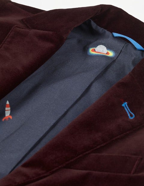 Party Blazer - Regal Red Velvet Party Blazer - Regal Red Velvet
