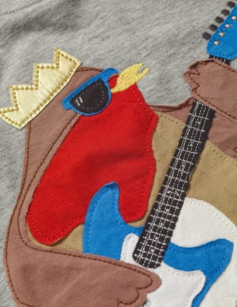 Party Animal T-Shirt - Grey Marl Rockin' Robin Party Animal T-Shirt - Grey Marl Rockin' Robin