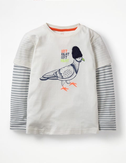 British Animal T-Shirt - Ecru Pigeon British Animal T-Shirt - Ecru Pigeon