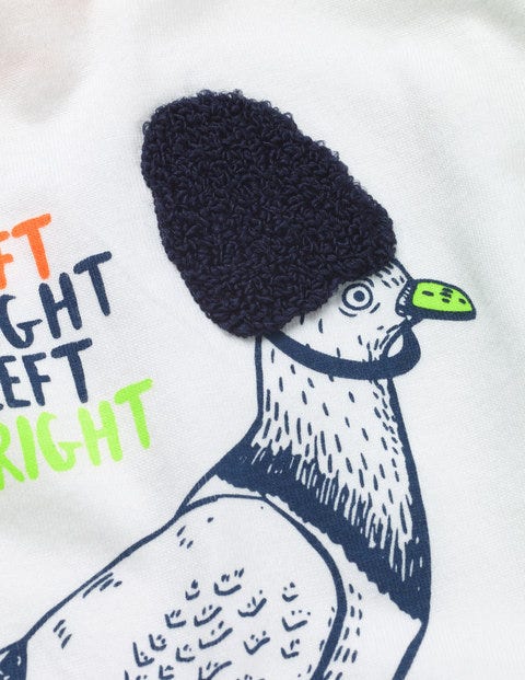 British Animal T-Shirt - Ecru Pigeon British Animal T-Shirt - Ecru Pigeon
