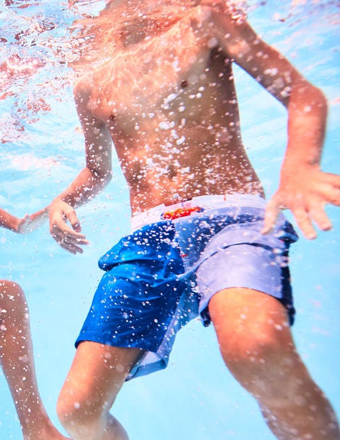Poolside Shorts - Electric Blue/Wren Blue Poolside Shorts - Electric Blue/Wren Blue