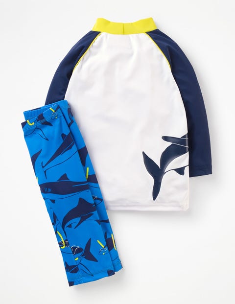 Surf Suit - Duke Blue Snorkelling Sharks Surf Suit - Duke Blue Snorkelling Sharks