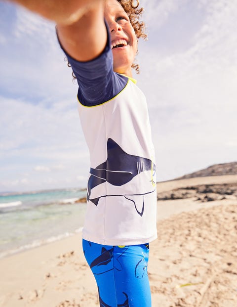 Surf Suit - Duke Blue Snorkelling Sharks Surf Suit - Duke Blue Snorkelling Sharks