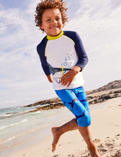 Surf Suit - Duke Blue Snorkelling Sharks Surf Suit - Duke Blue Snorkelling Sharks