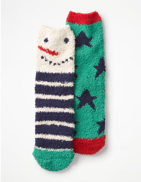2 Pack Fluffy Socks - Starboard Blue 2 Pack Fluffy Socks - Starboard Blue