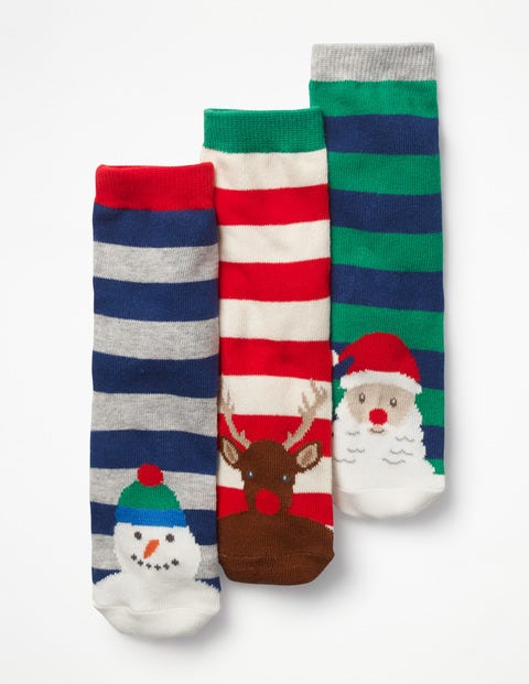 3 Pack Festive Socks - Festive Characters 3 Pack Festive Socks - Festive Characters