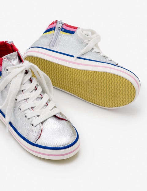 High Tops - Silver Metallic High Tops - Silver Metallic