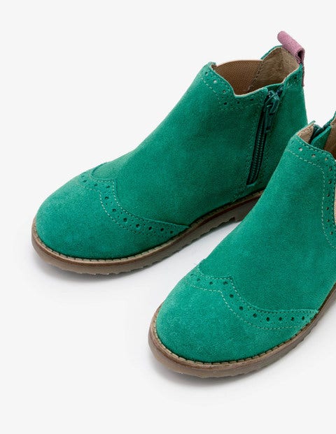 Leather Chelsea Boots - Willow Green Leather Chelsea Boots - Willow Green