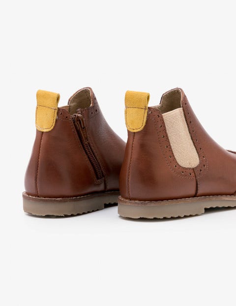 Leather Chelsea Boots - Tan Leather Chelsea Boots - Tan