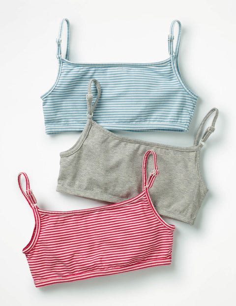 3 Pack Crop Tops - Multi Stripes 3 Pack Crop Tops - Multi Stripes
