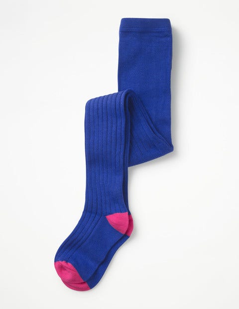 Ribbed Tights - Cobalt Blue Ribbed Tights - Cobalt Blue