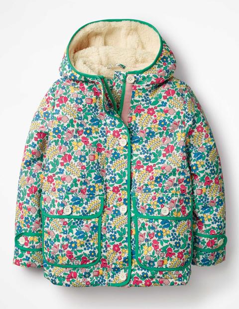 Sherpa-Lined Anorak - Multi Flowerbed Sherpa-Lined Anorak - Multi Flowerbed