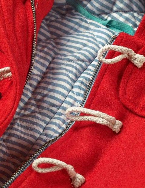 Duffle Coat - Polish Red Duffle Coat - Polish Red