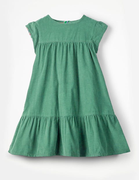 Pretty Cord Dress - Jungle Green Pretty Cord Dress - Jungle Green