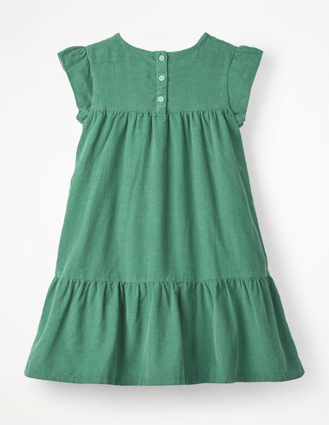 Pretty Cord Dress - Jungle Green Pretty Cord Dress - Jungle Green