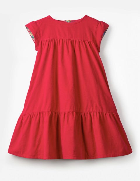 Pretty Cord Dress - Poppy Red Pretty Cord Dress - Poppy Red