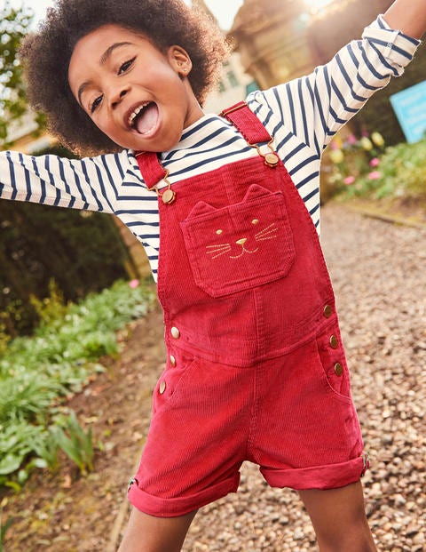 Short Overalls - Poppy Red Short Overalls - Poppy Red