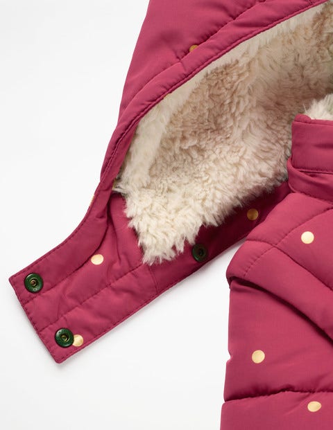 Kuschelige 2-In-1-Jacke Mit Wattierung - Rosenblütenrosa/Gold, Getupft Kuschelige 2-In-1-Jacke Mit Wattierung - Rosenblütenrosa/Gold, Getupft