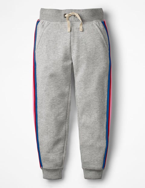Jogginghose Mit Details - Grau Meliert Jogginghose Mit Details - Grau Meliert