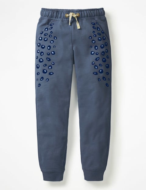 Detailed Joggers - School Navy Marl/Animal Print Detailed Joggers - School Navy Marl/Animal Print