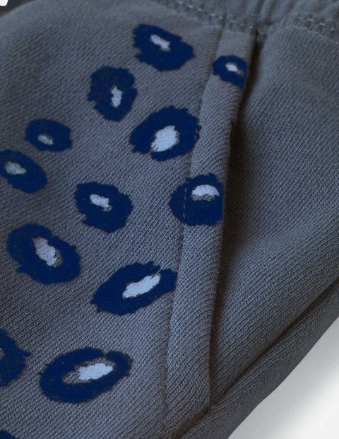 Detailed Joggers - School Navy Marl/Animal Print Detailed Joggers - School Navy Marl/Animal Print