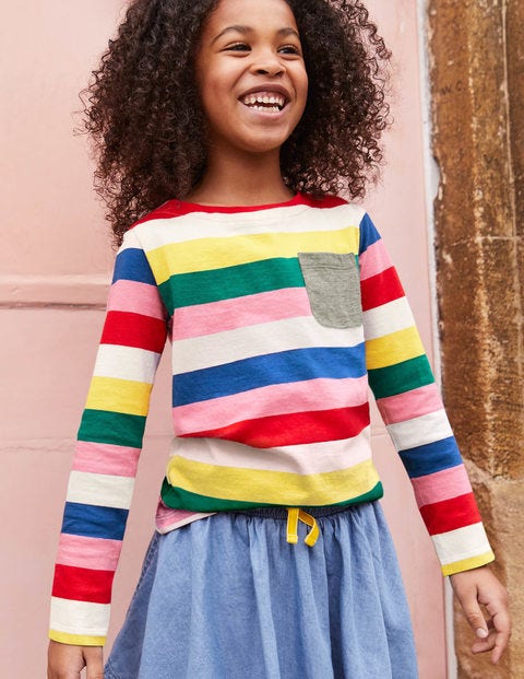 Fun Breton T-Shirt - Sporty Multistripe Fun Breton T-Shirt - Sporty Multistripe