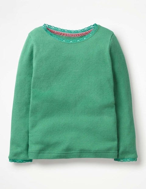 Supersoft Pointelle T-Shirt - Jungle Green Supersoft Pointelle T-Shirt - Jungle Green