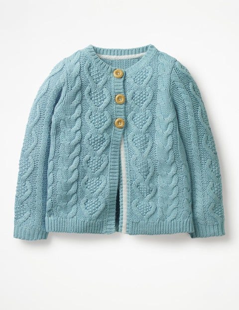 Cosy Cable Cardigan - Ice Blue Cosy Cable Cardigan - Ice Blue