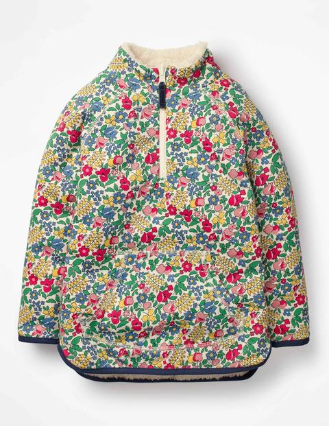 Reversible Half-Zip Sweatshirt - Multi Flowerbed Reversible Half-Zip Sweatshirt - Multi Flowerbed