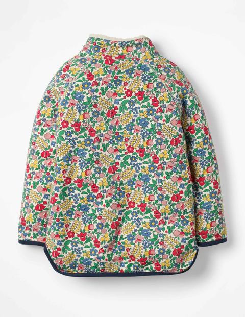 Reversible Half-Zip Sweatshirt - Multi Flowerbed Reversible Half-Zip Sweatshirt - Multi Flowerbed