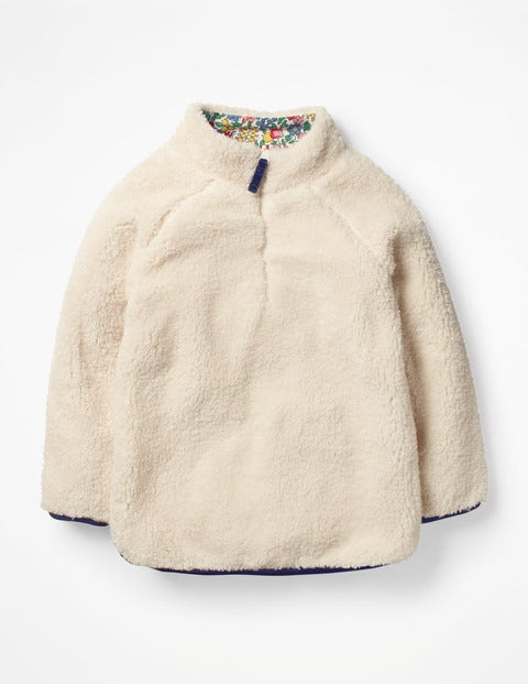 Reversible Half-Zip Sweatshirt - Multi Flowerbed Reversible Half-Zip Sweatshirt - Multi Flowerbed