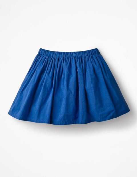 Sequin Appliqué Woven Skirt - Cobalt Blue Rainbows Sequin Appliqué Woven Skirt - Cobalt Blue Rainbows