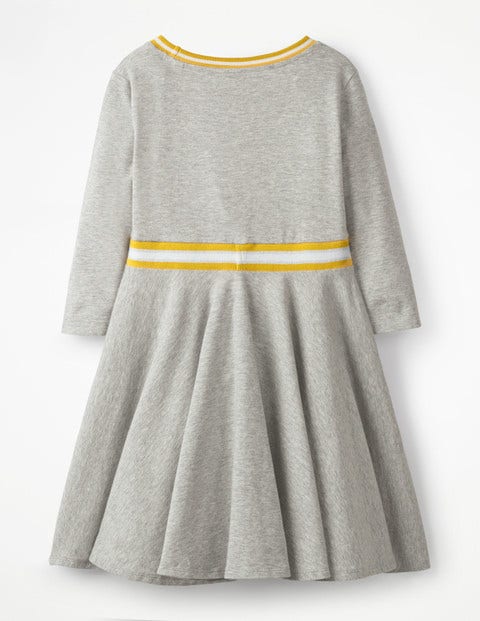 Colour-Change Sequin Dress - Grey Marl Rainbow Star Colour-Change Sequin Dress - Grey Marl Rainbow Star