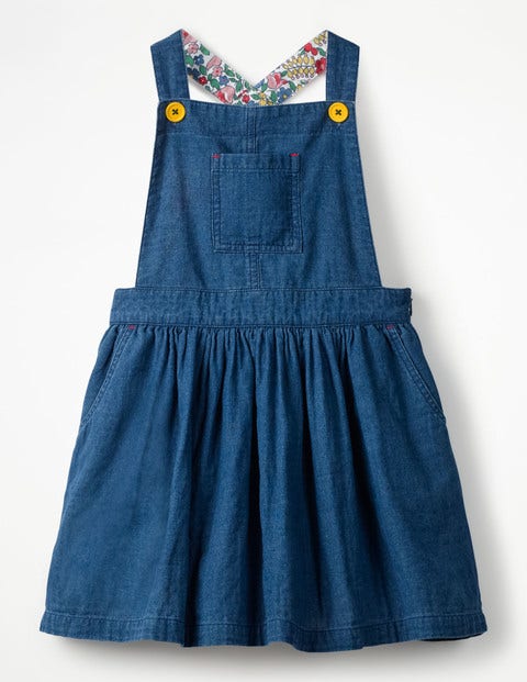 Dungaree Dress - Indigo Blue Dungaree Dress - Indigo Blue